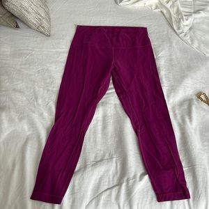 Lululemon align magenta leggings 25 inch